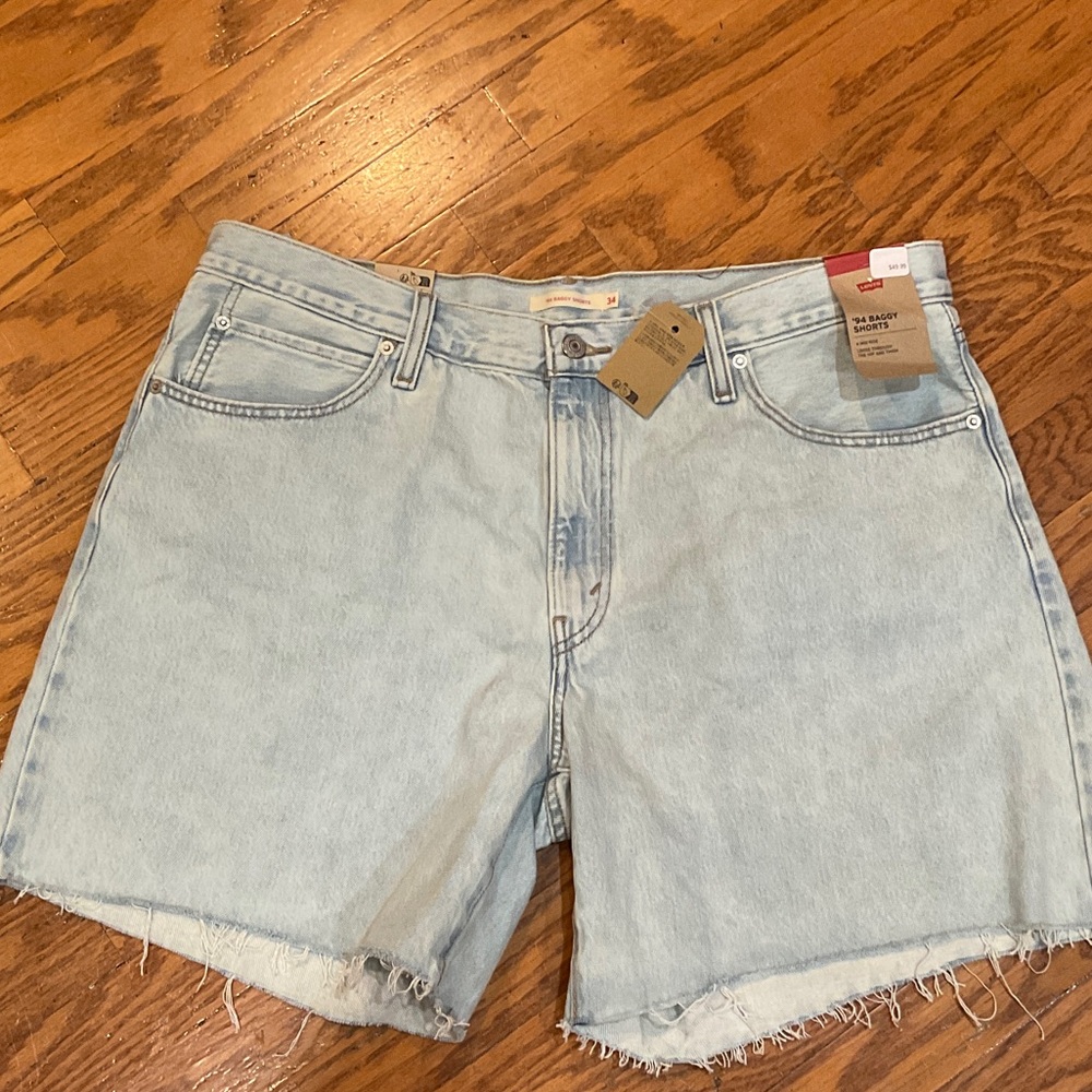 Levi's Light Wash Jean Shorts